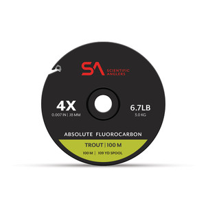 Scientific Anglers Absolute Fluorocarbon Trout Tippet 100M